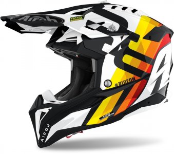 AIROH AVIATOR 3 RAINBOW CARBON HELMET