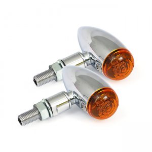 MICRO BULLET TURN SIGNALS CHROME