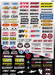 B?se FX Micro Sponsor Sticker Kit M