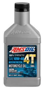 Amsoil 4T MC4 10W-40 100% Synthetic Performance Motorcycle Oil  