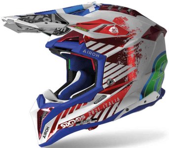 Airoh Aviator 3 Six Days Italy 2021 Carbon Motocross Helmet