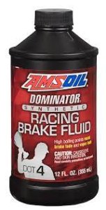 Amsoil DOMINATOR DOT 4 Synthetic Racing Brake Fluid 